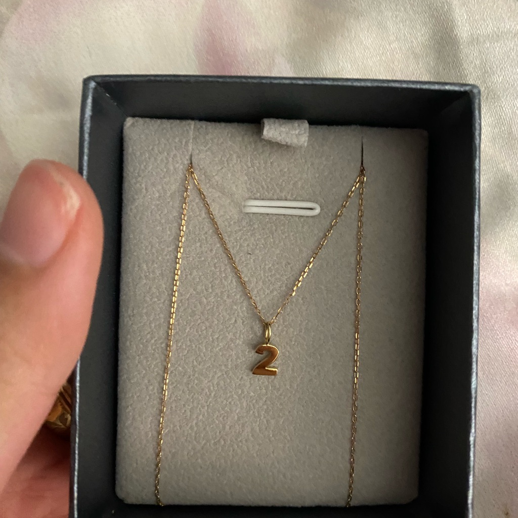 14k Gold Pendant And Chain